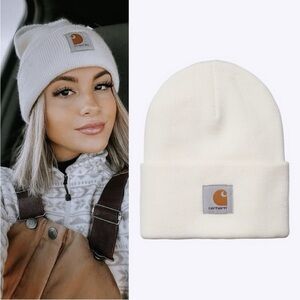 CARHARTT Work In Progress Watch Beanie NWT in White Wax Unisex OS